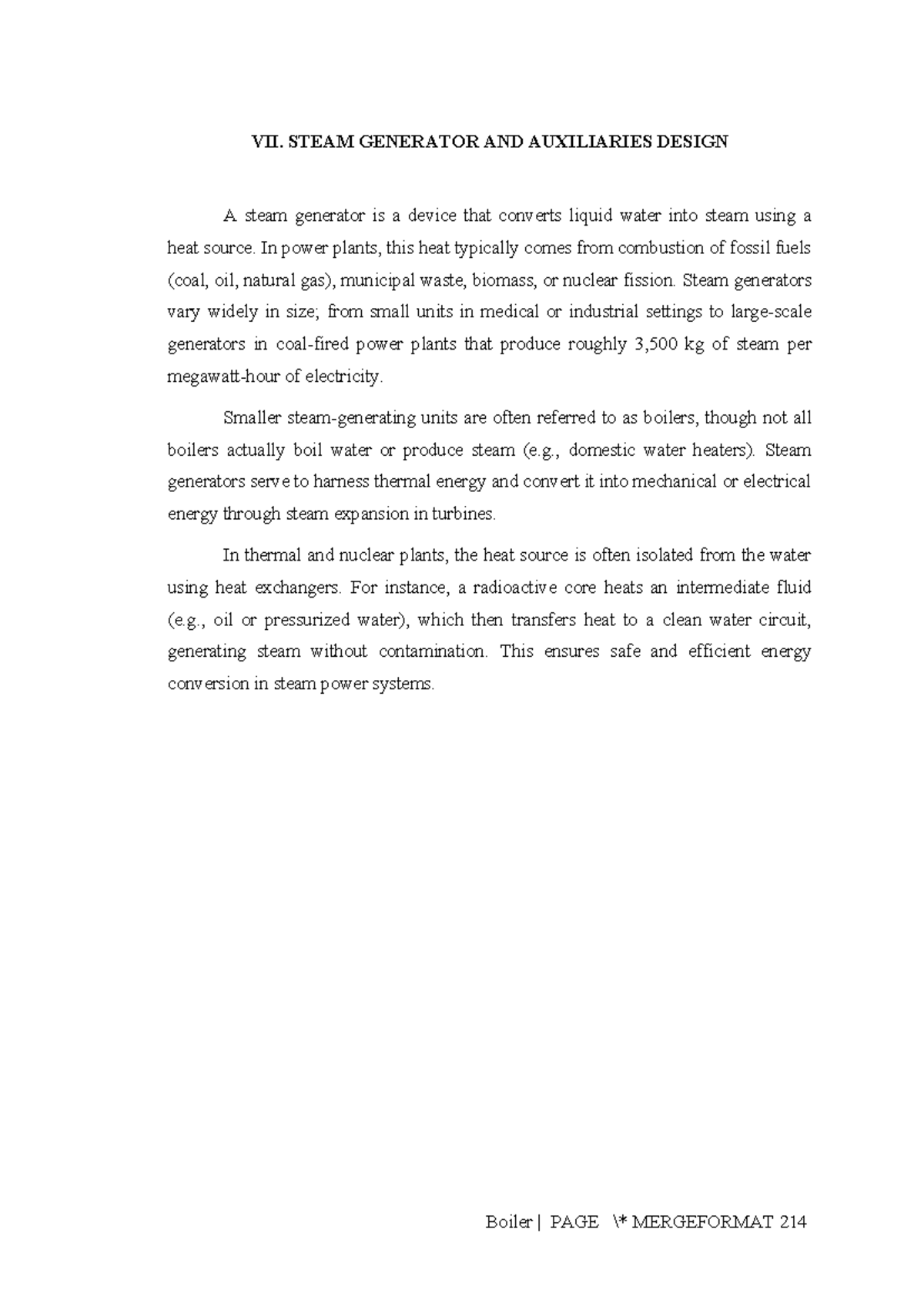 Chapter 7: Boiler Design and Calculations for Power Generation - Studocu