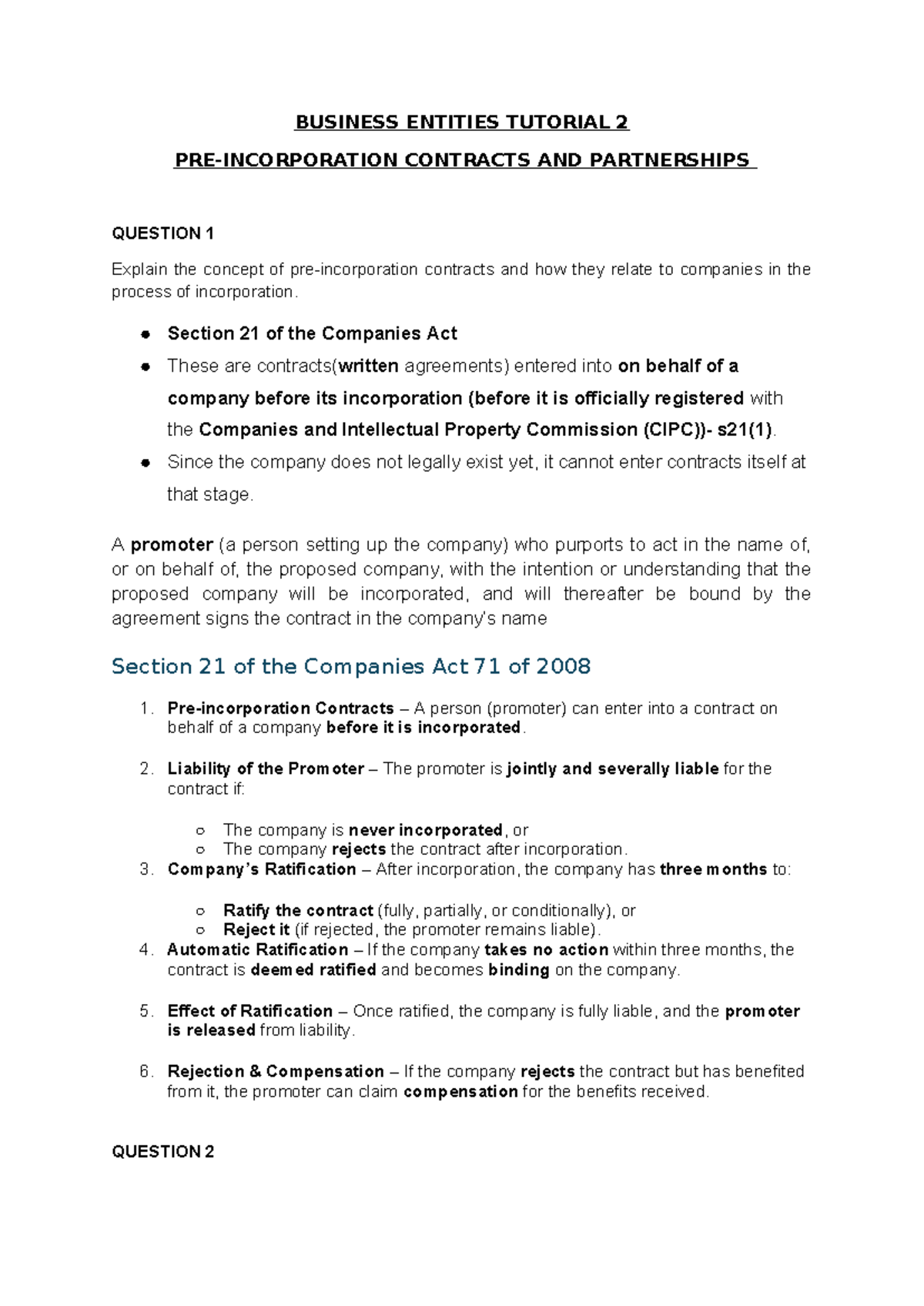 Business Entities Tutorial 2 - BUSINESS ENTITIES TUTORIAL 2 PRE ...
