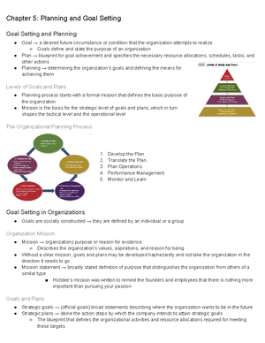 Principles of Management Exam 1 Chapter 1 - Studocu