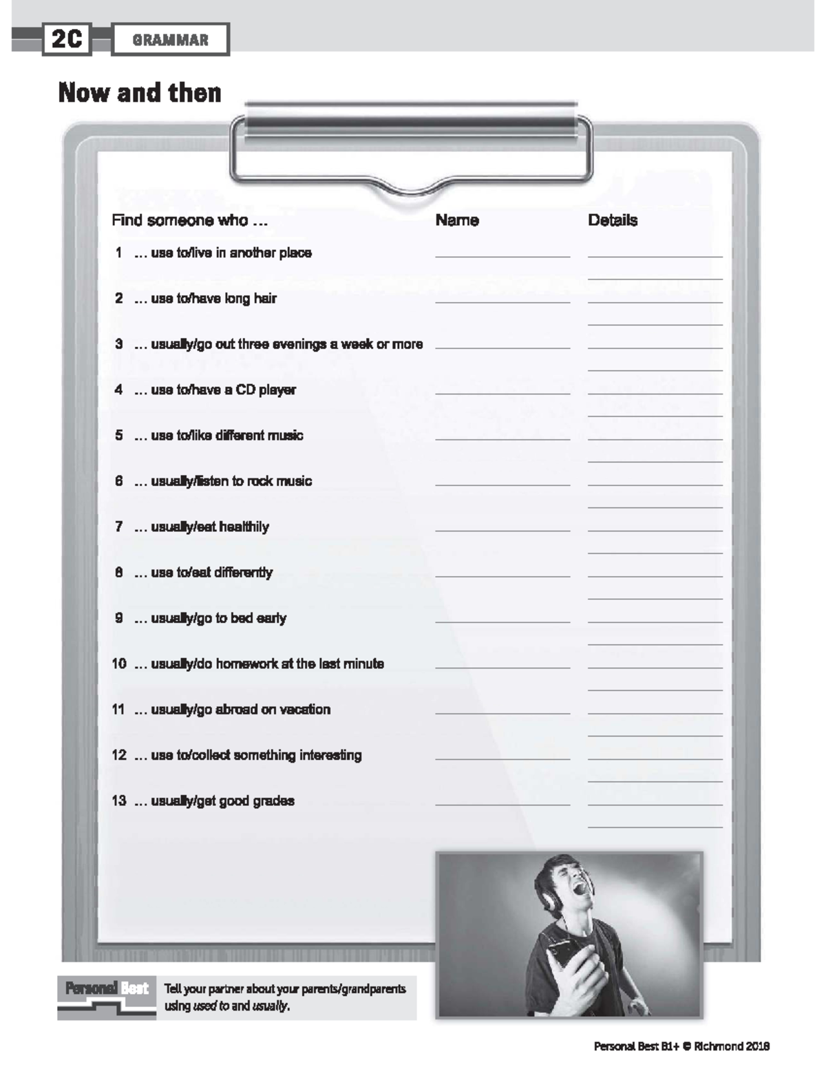 ADV1 2CD Grammar: Now and Then Usage Guide - Studocu