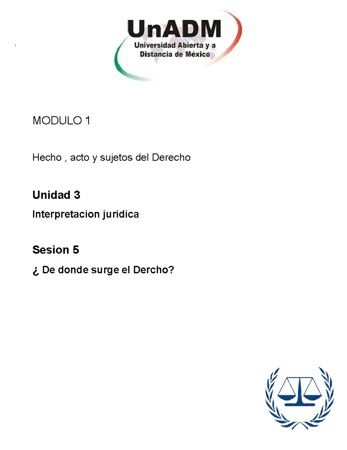 M1 U3 S5 DAMV - contien el modulo uno de la unidad 3 sesion 5 espero ...