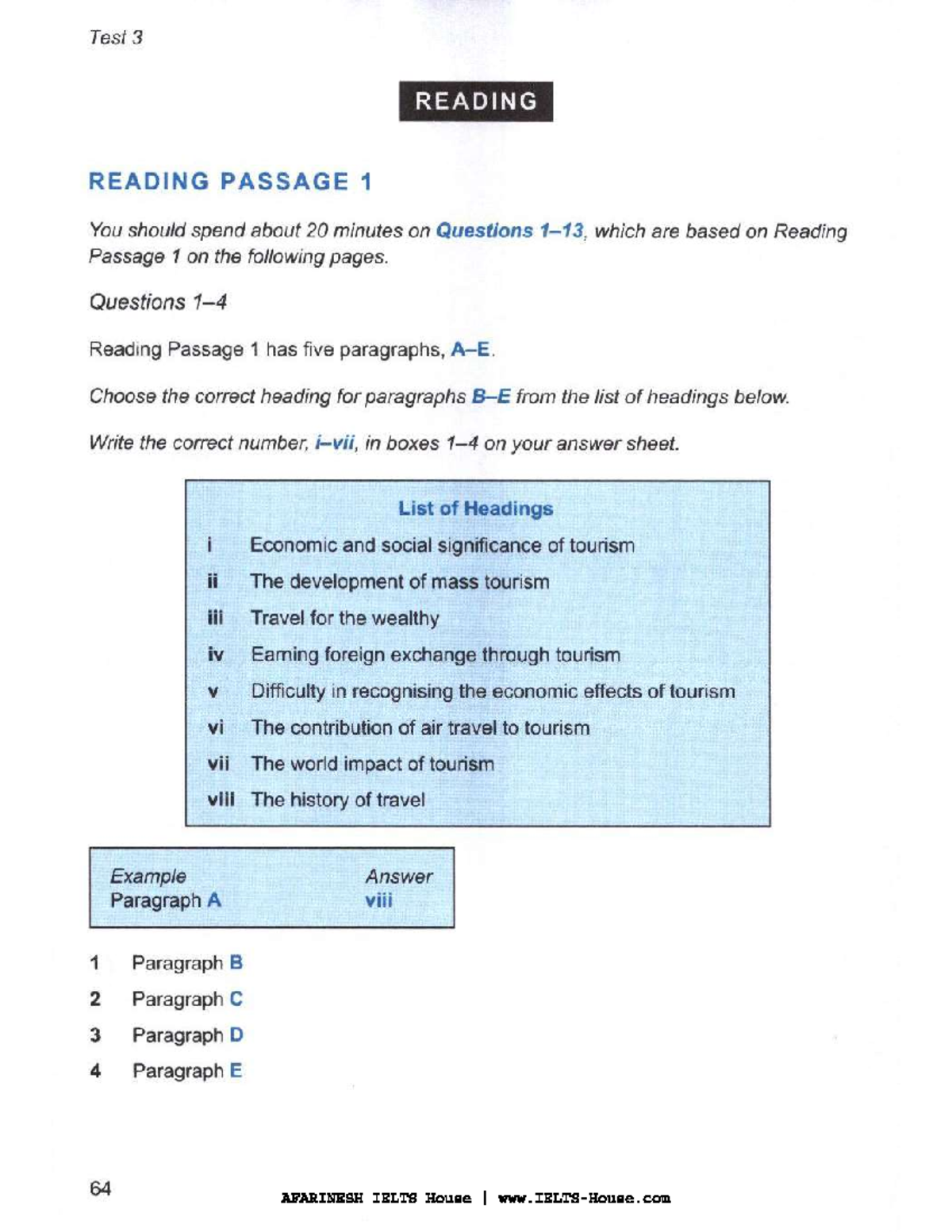 Cam 10 IELTS Test 3 Reading Passage 1 Analysis and Questions - Studocu