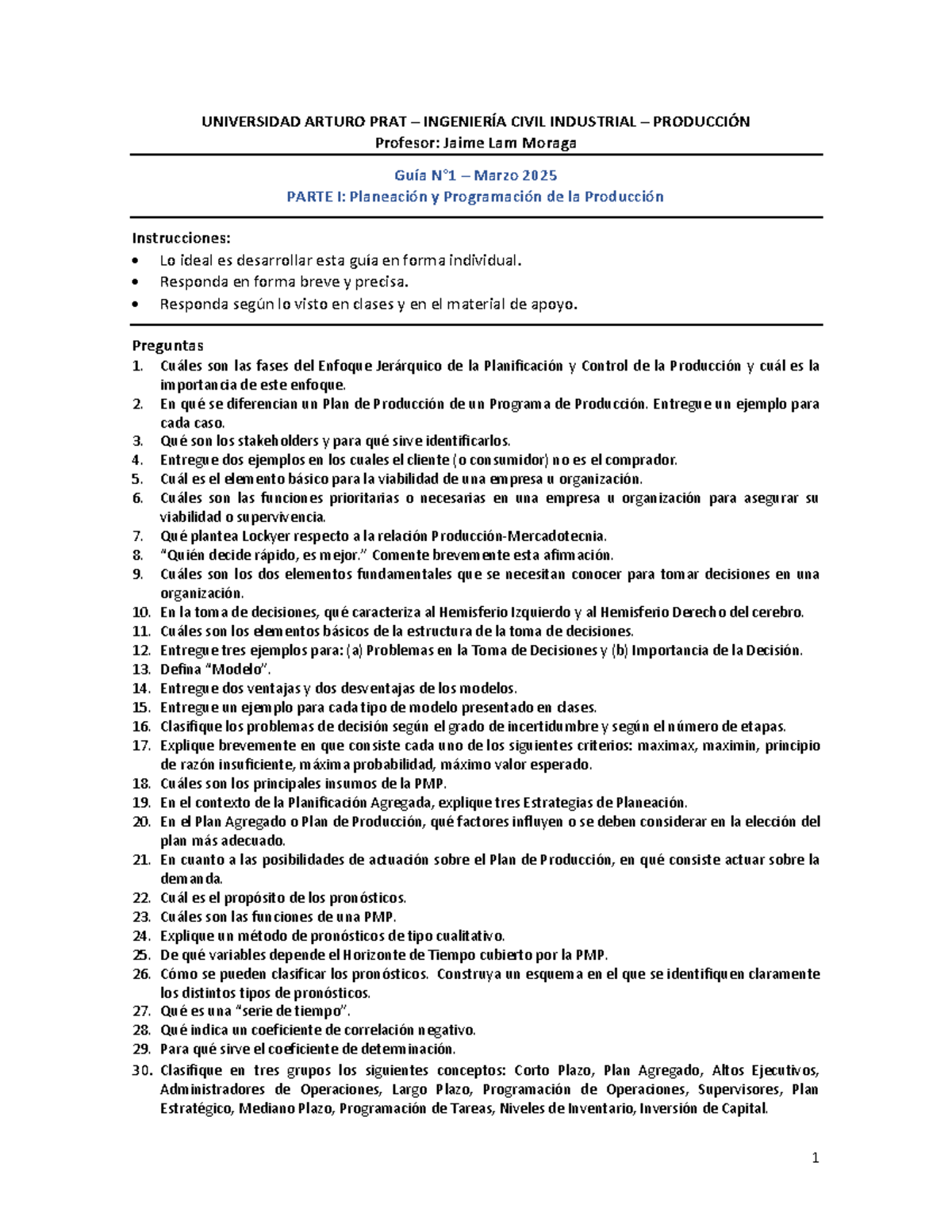 2025 Producci%C3%B3n Gu%C3%ADa+1 1 - UNIVERSIDAD ARTURO PRAT ...