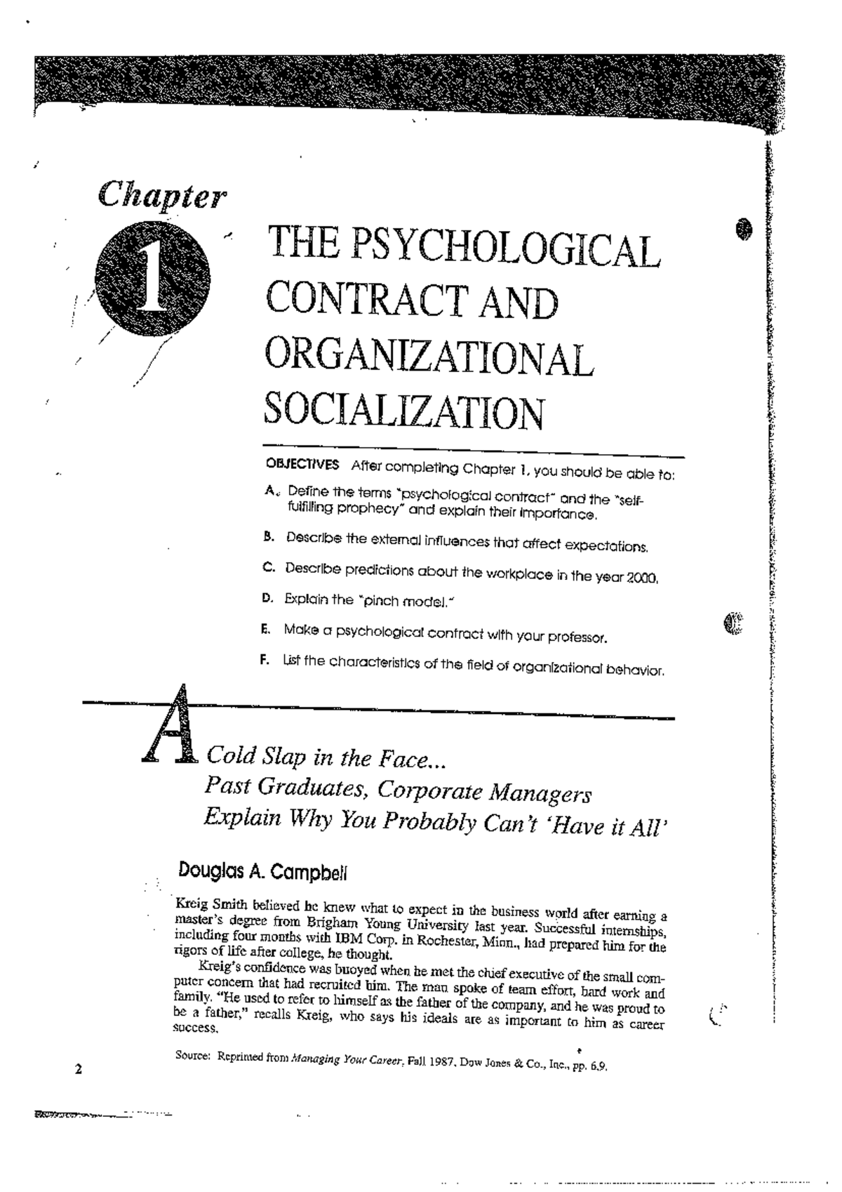 Tutorial 1 Psychological Contract Pinch Crunch Points - MGF3621 - Studocu