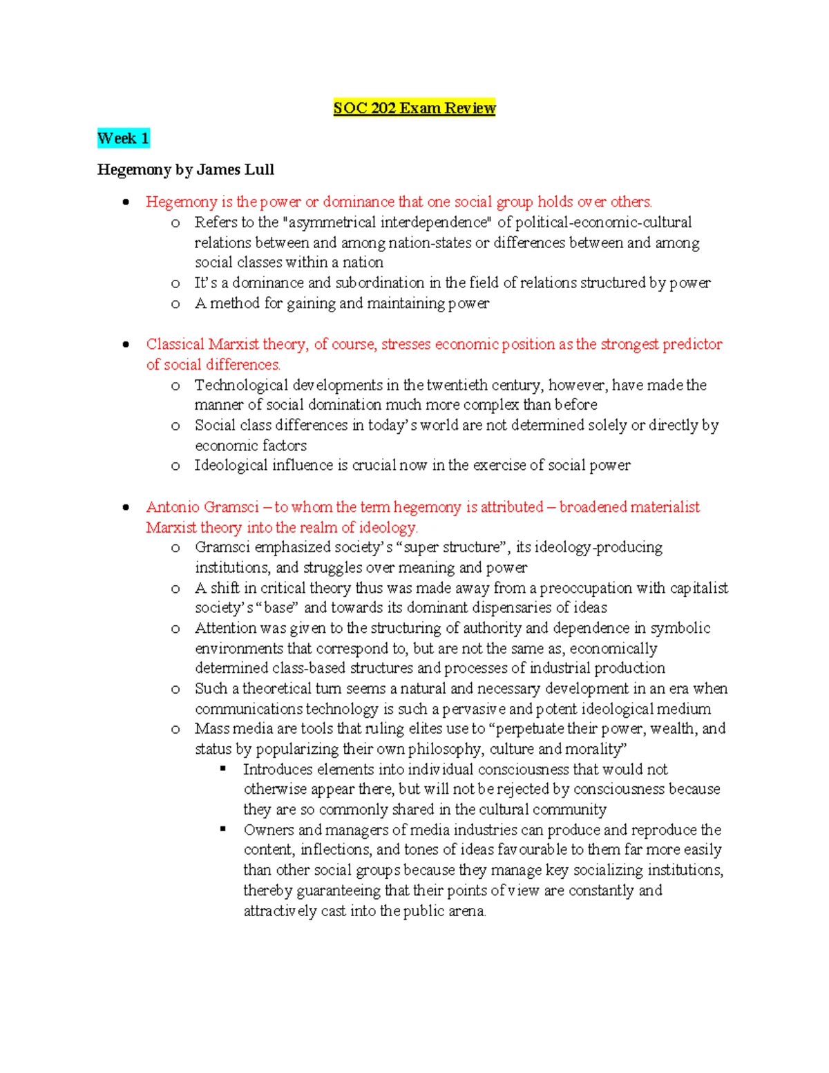 SOC 202 Final EXAM Units 3 7 8 9 10 11 - UNIT #3: Researching Pop ...