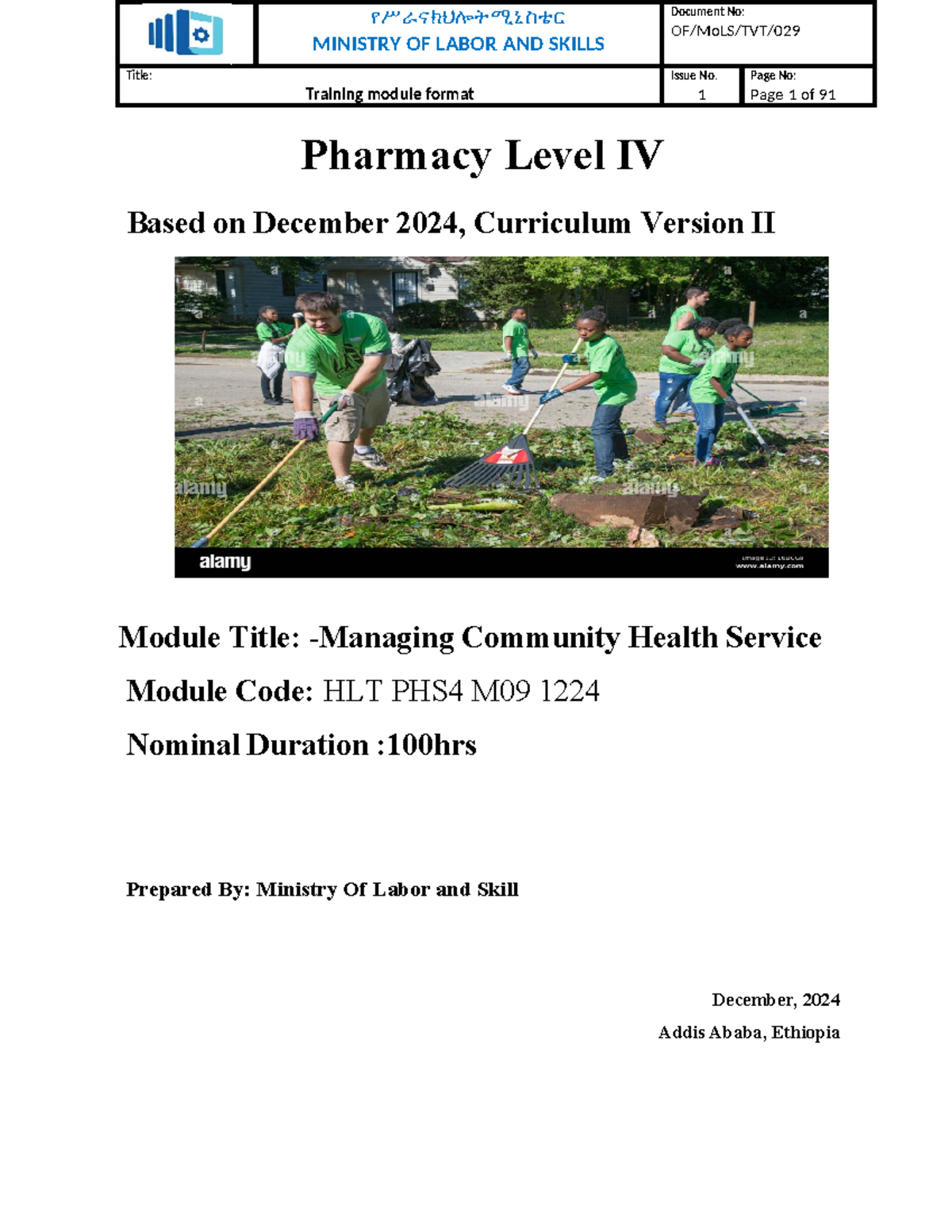 M09 Community Health Service Training Module - December 2024 Edition ...
