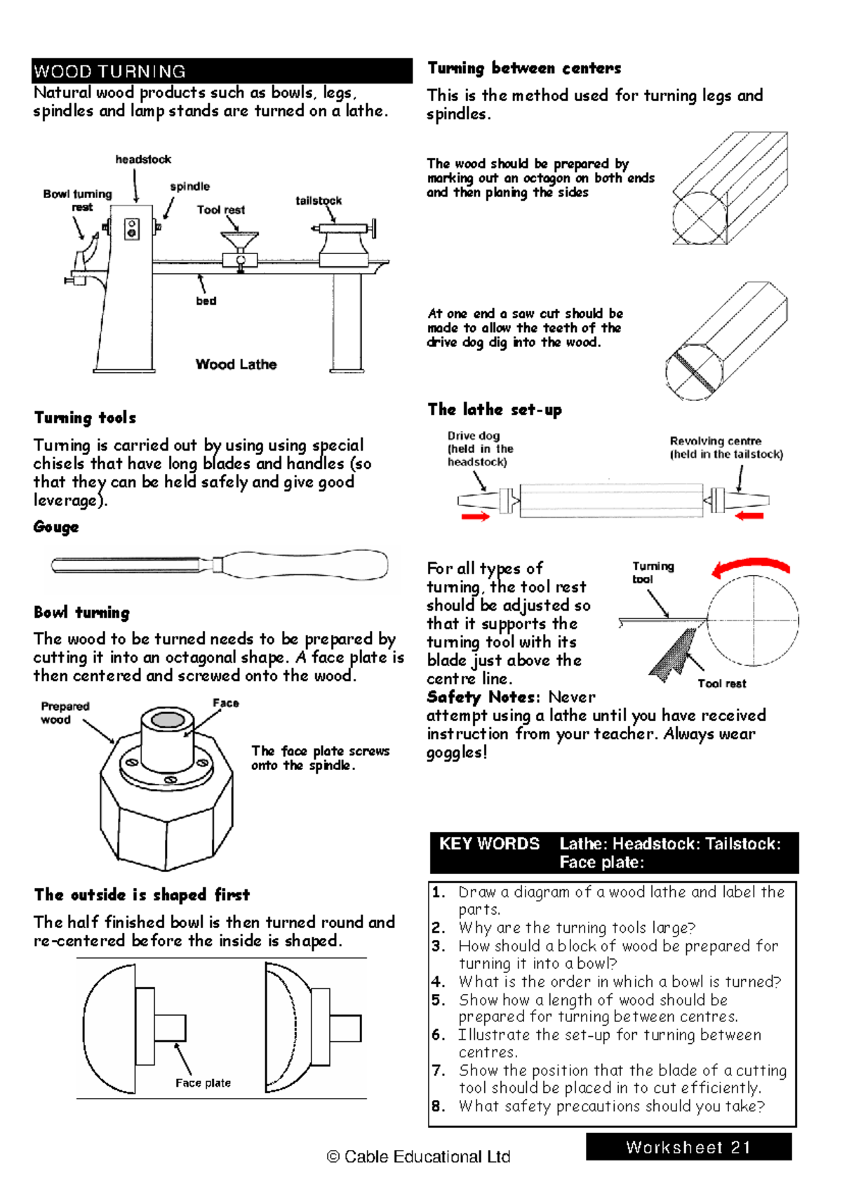 11 - Wood Turning Final Notes and Techniques - Studocu