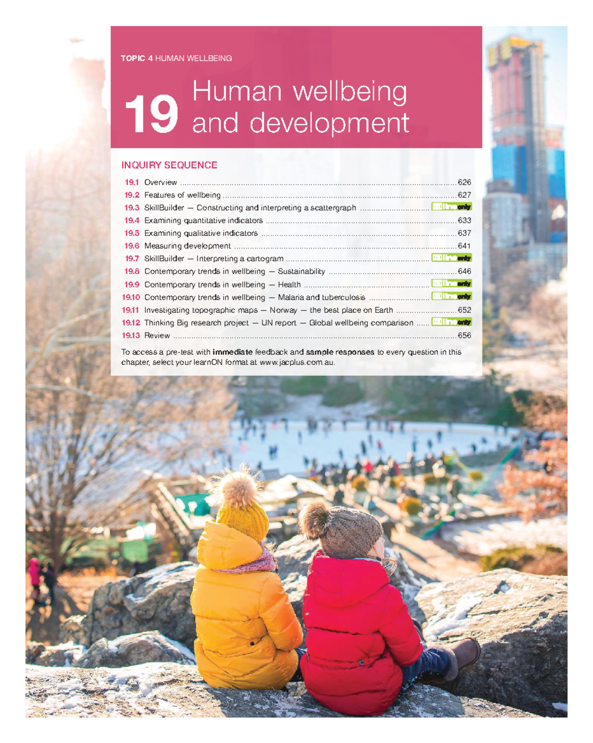 C19 Human Wellbeing and Development: Key Concepts and Indicators - Studocu