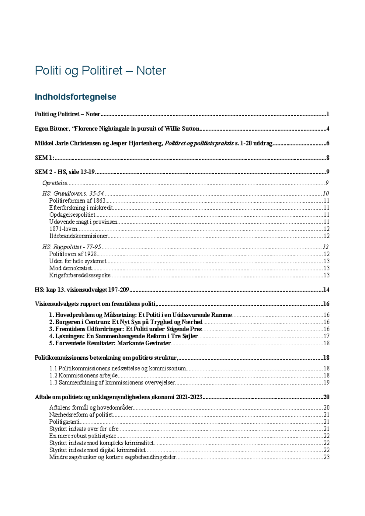 Politi og Politiret Noter: En Omfattende Guide til Politiets Rolle og ...