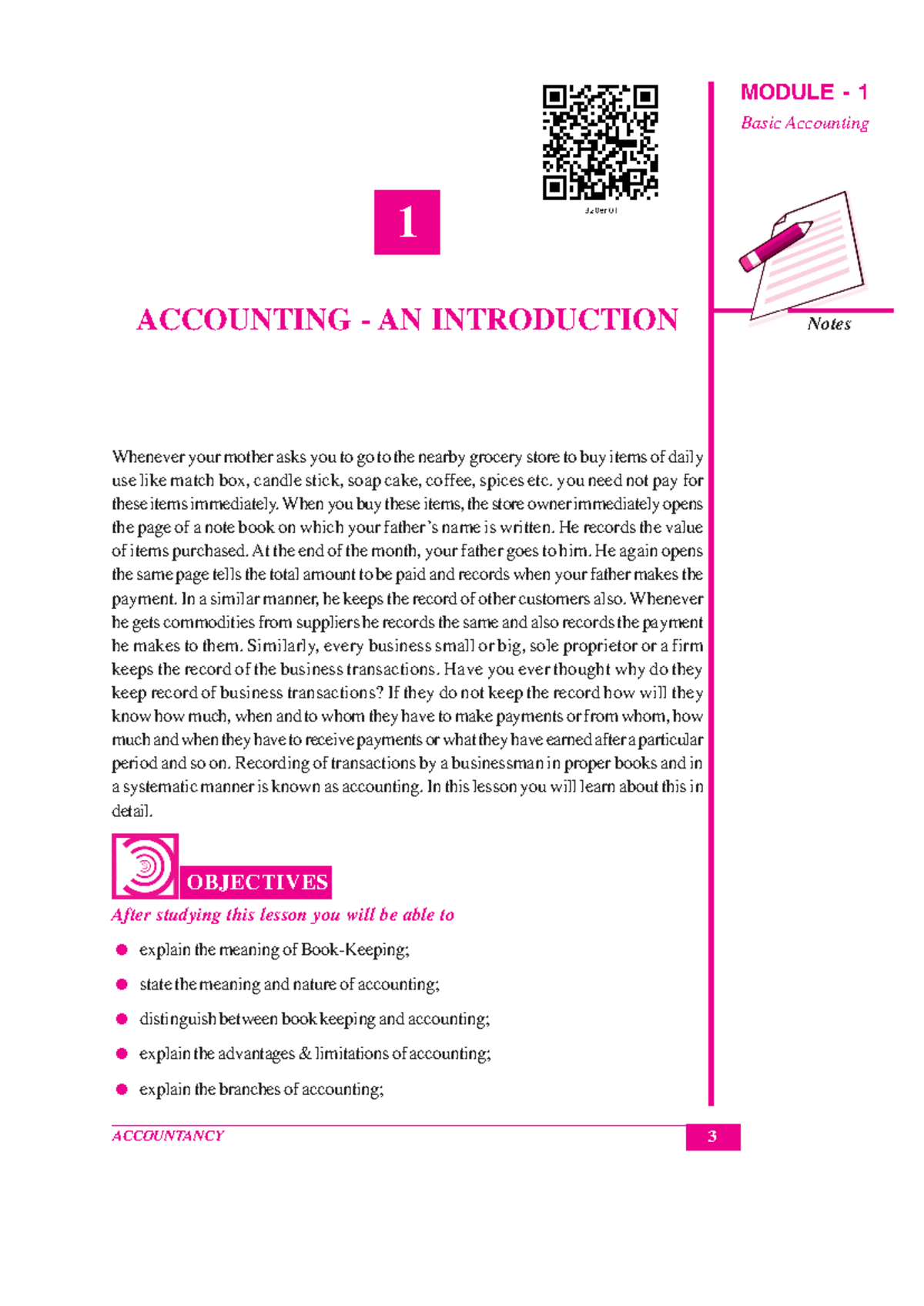 320 Accountancy Eng Lesson 1 - Notes Basic Accounting ACCOUNTANCY 1 ...