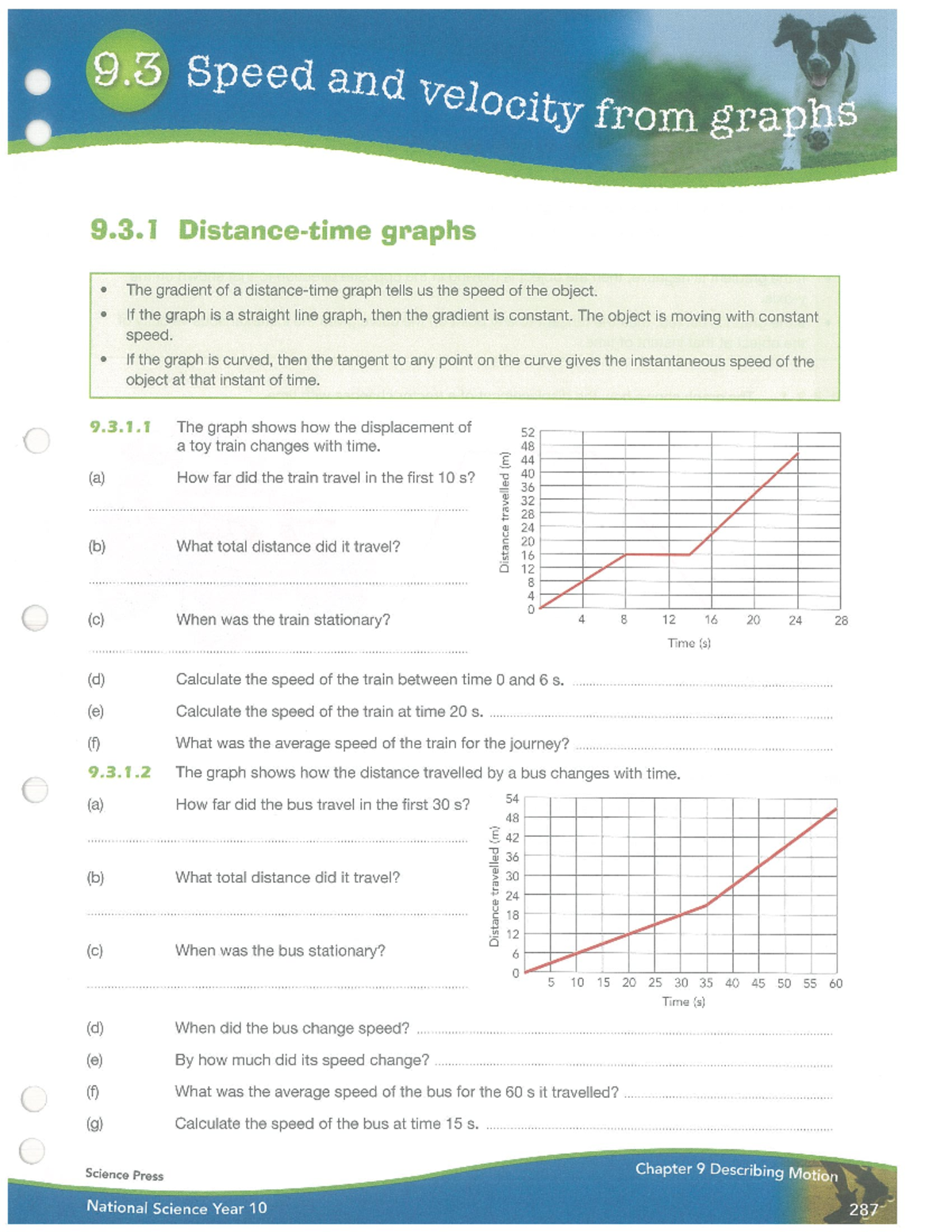 Graphing Questions - Revision for Science Year 10 - Studocu