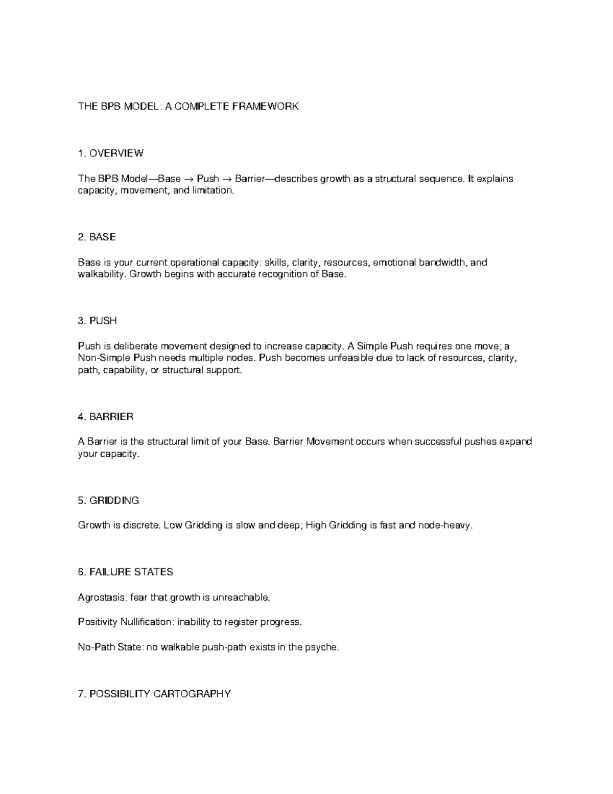 BPB Model Comprehensive Framework Overview and Insights - Studocu