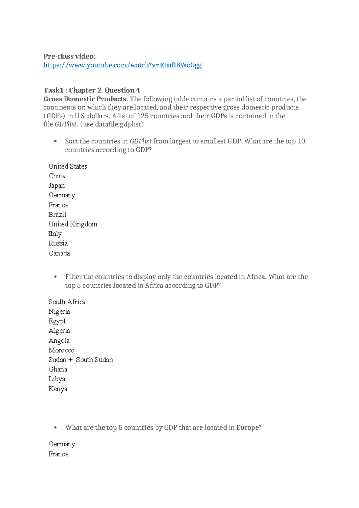 BUSA Week 5 Tutorial Solutions: Profit Models in Excel & Python - Studocu