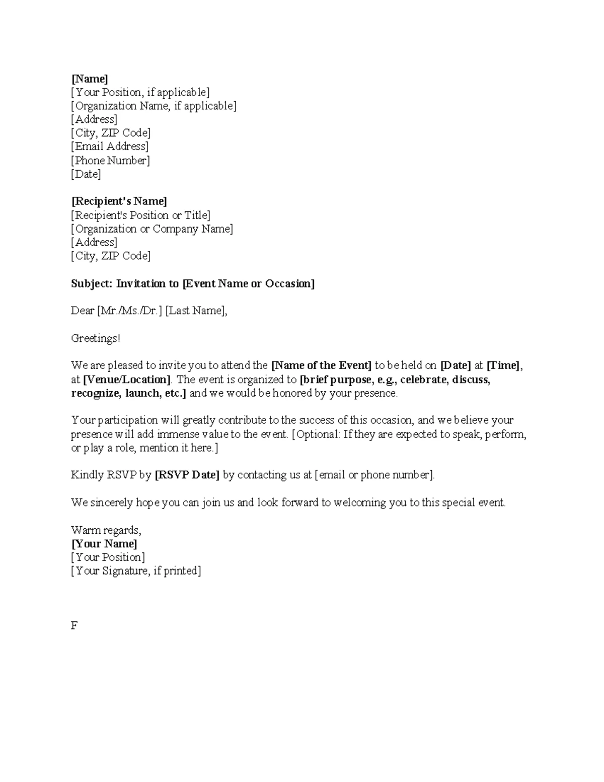 Forensic Science Event Invitation Letter - Studocu