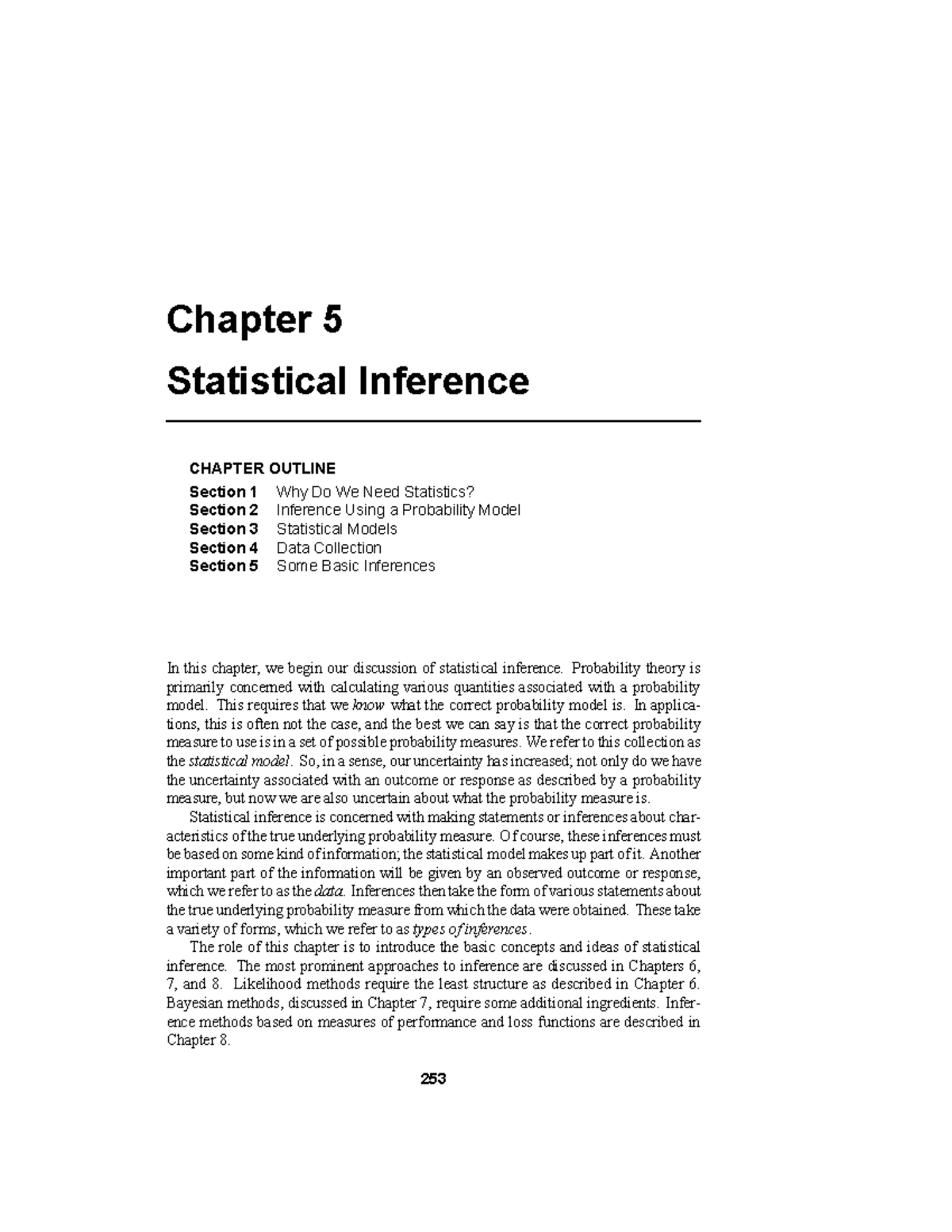 Chapter 5: Statistical Inference Overview and Key Concepts - Studocu