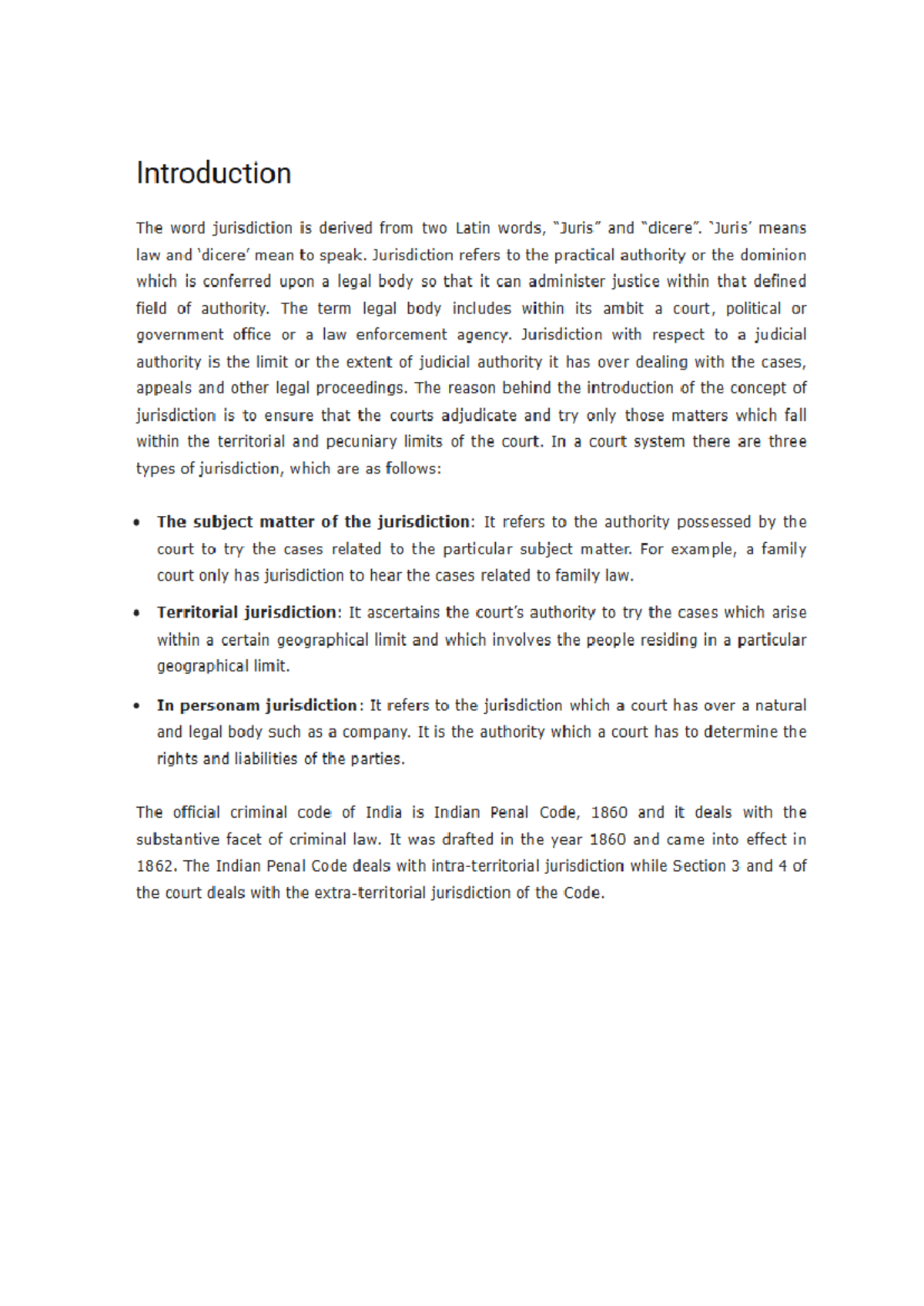 Jurisdiction Notes - Understanding Legal Authority and Its Applications ...