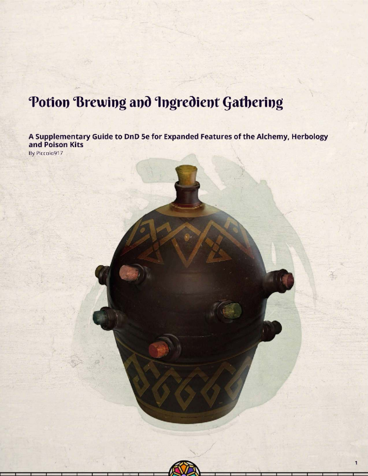 Potion Brewing and Ingredient Gathering Guide for DnD 5e: Expanded ...