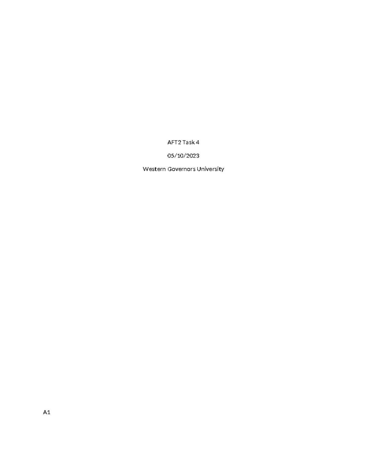 AFT2 Task 4 - Joint Commission Compliance Survey Analysis - Studocu