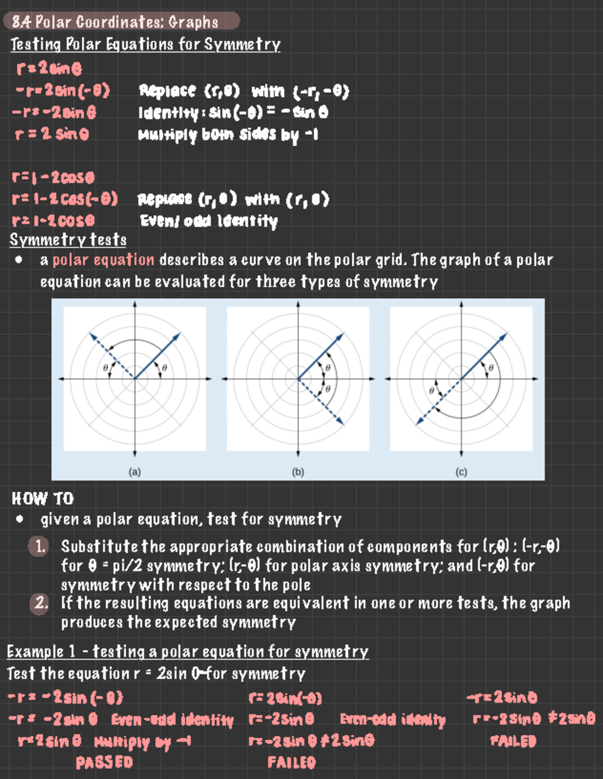 Precalculus 1093 - 8.4 polar coordinates: graphs - 8 Polar Coordinates ...