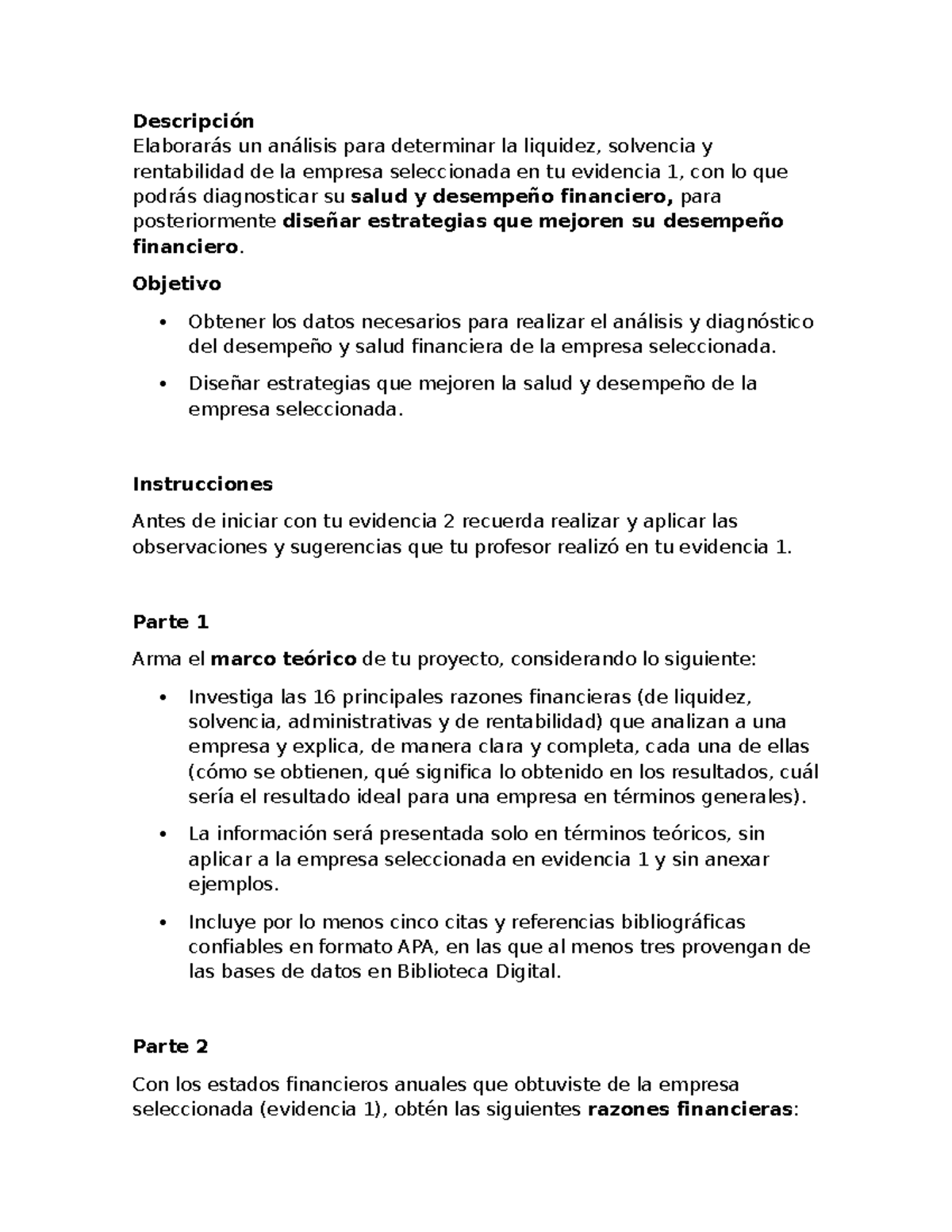 Análisis Financiero y Estrategias de Mejora - Contabilidad 101 - Studocu