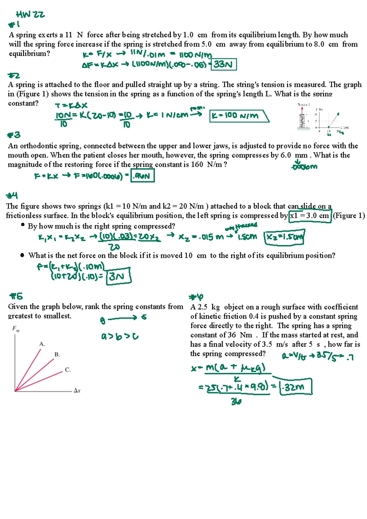 PHYS Homework EXAM 2 - A large crate filled with physics laboratory ...