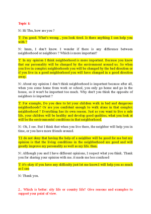 Speaking-test-GEP-5 - Speaking - Speaking test GEP 5 Set 6 Which is ...