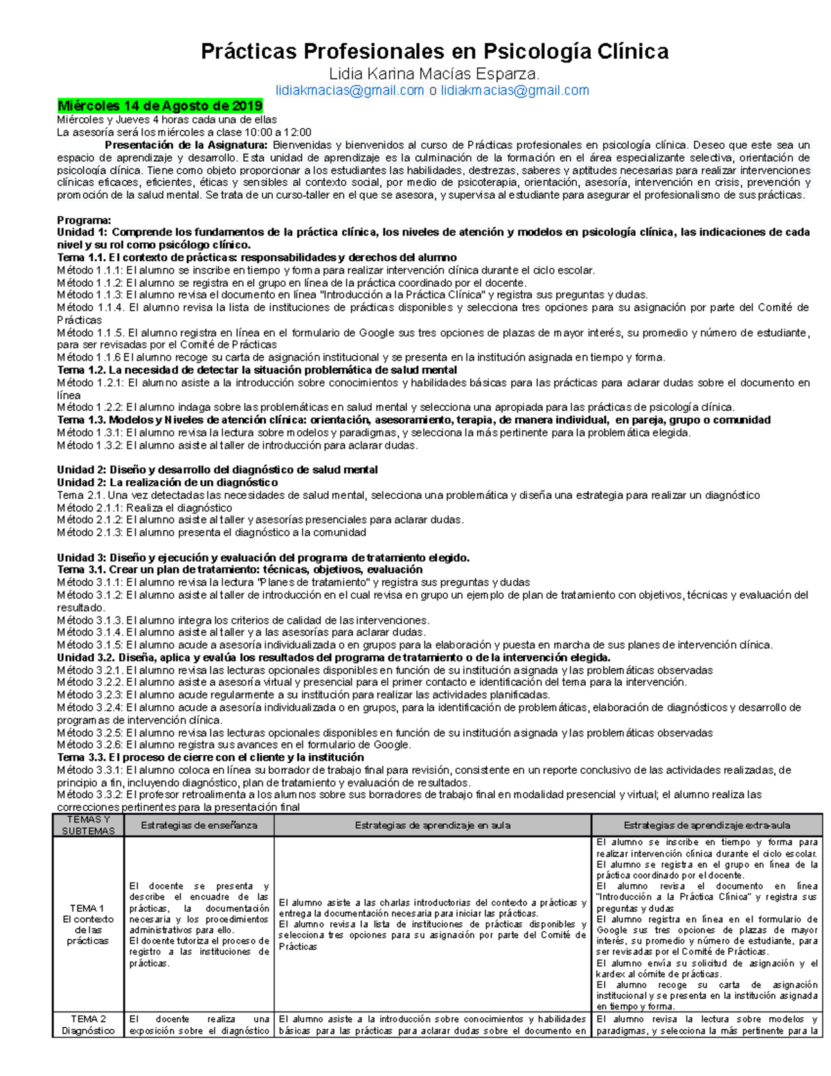 Prácticas Profesionales en Psicología Clínica (2023): Guía Completa
