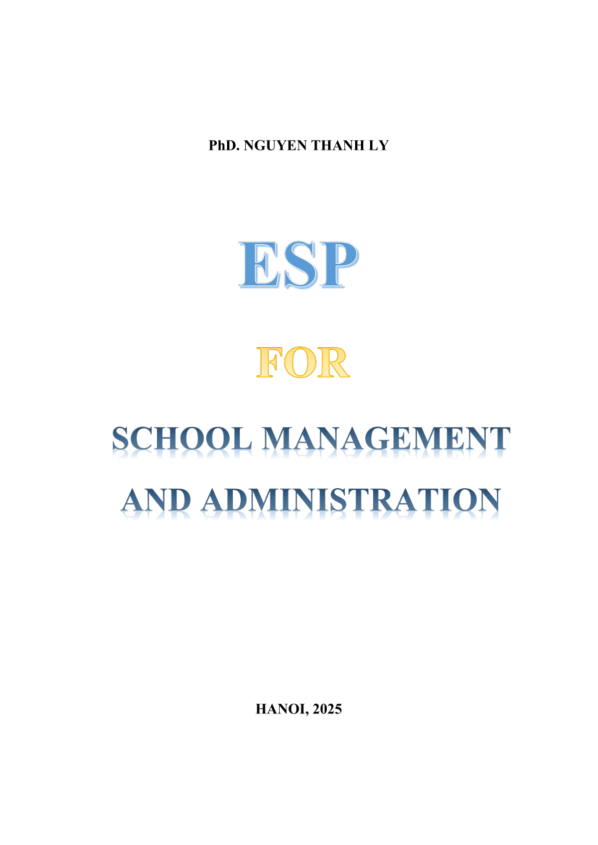 ESP for School Management and Administration: Comprehensive Guide for ...