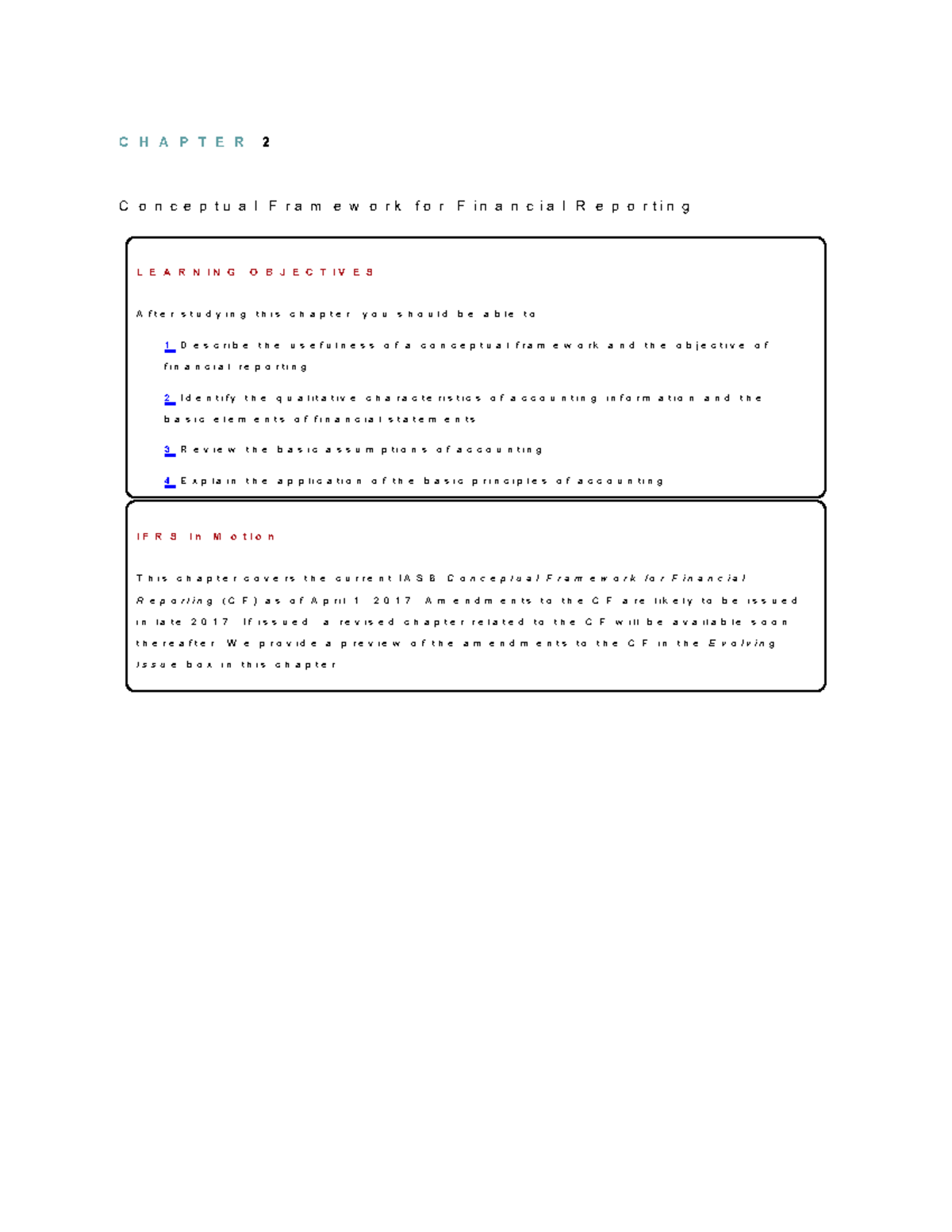 FA C2 - Chapter 2: Conceptual Framework for Financial Reporting - Studocu
