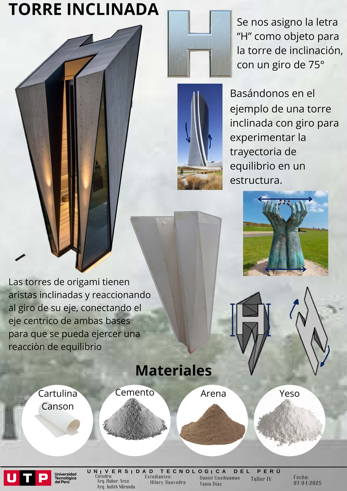 Torre Inclinada: Experimento de Equilibrio en Estructuras - Taller IV ...