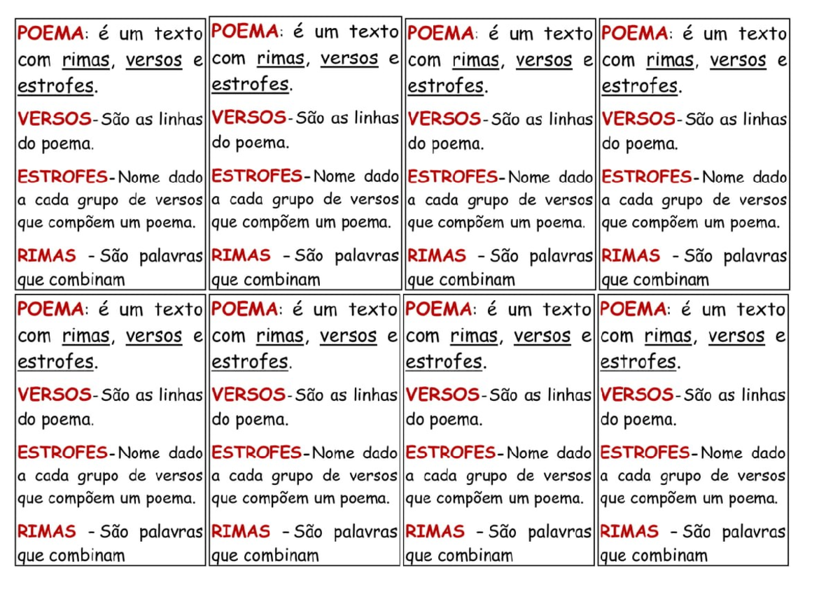Definição de Poema: Estrutura, Versos e Rimas - Studocu