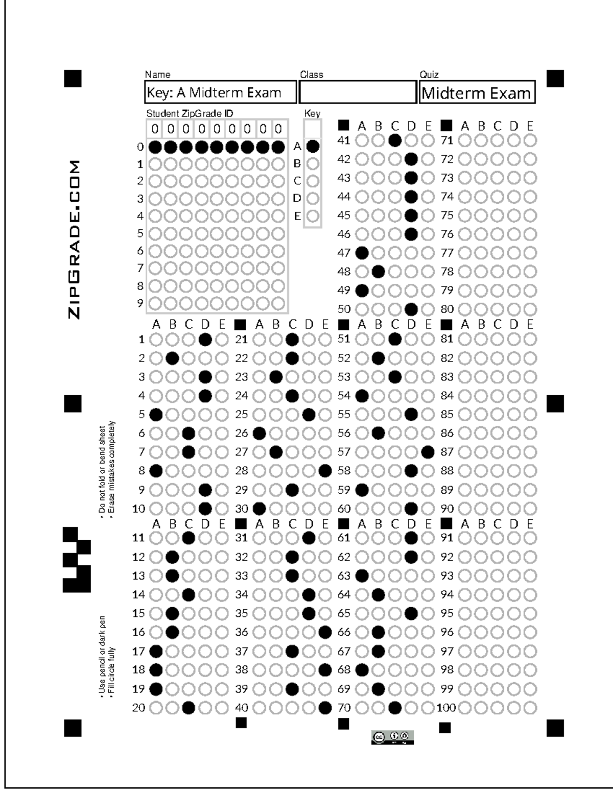 Name Class Midterm Exam Key: Answers and Grading Guide - Studocu