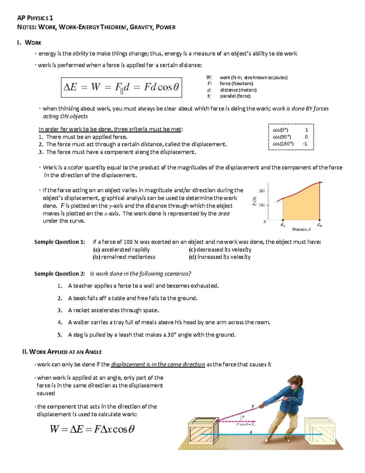 AP PHYSICS 1: Notes on Fluid Structure, Density, and Pressure Concepts ...