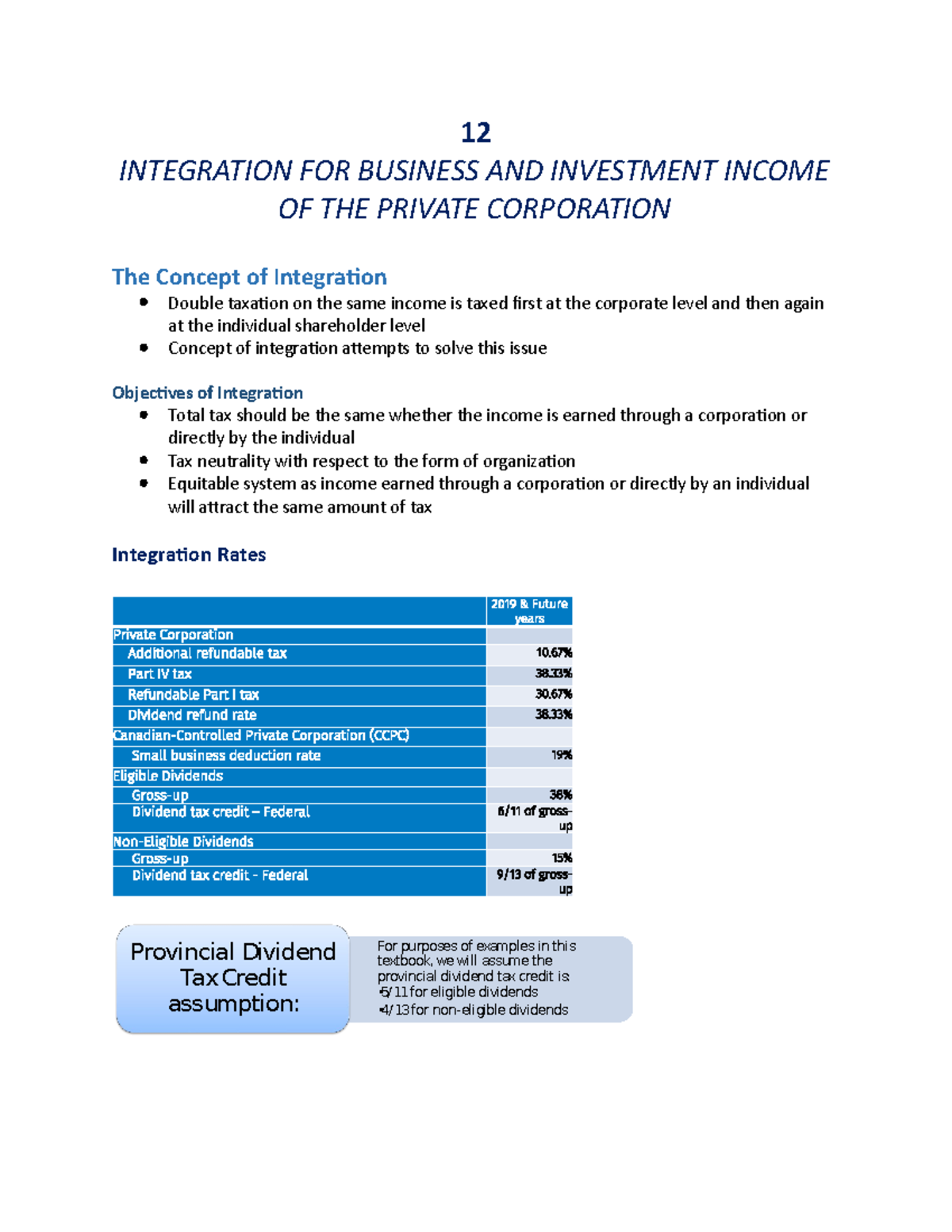 12 - Lecture Notes on Integration for Business & Investment Income ...