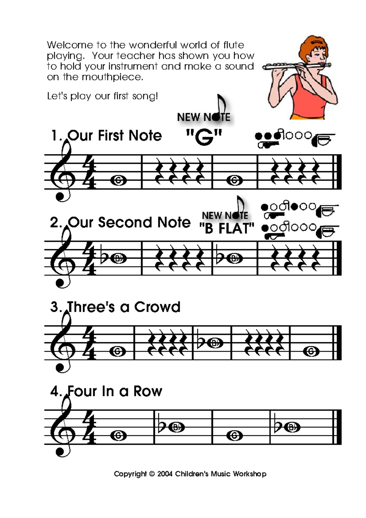 Flute Method for Beginners: First Notes & Songs (MUS 101) - Studocu