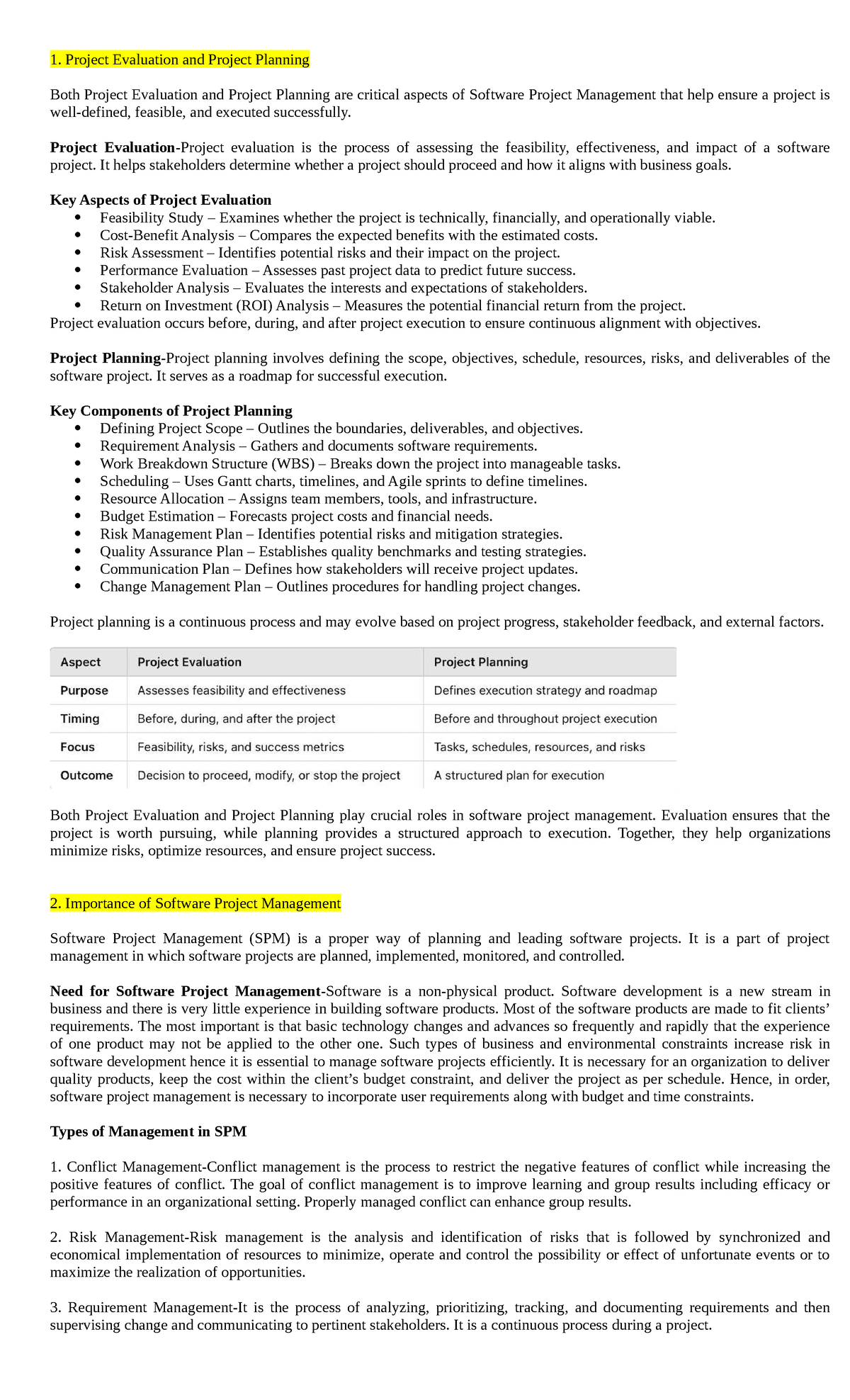 Project Management Essentials: Evaluation & Planning Strategies (PM101 ...