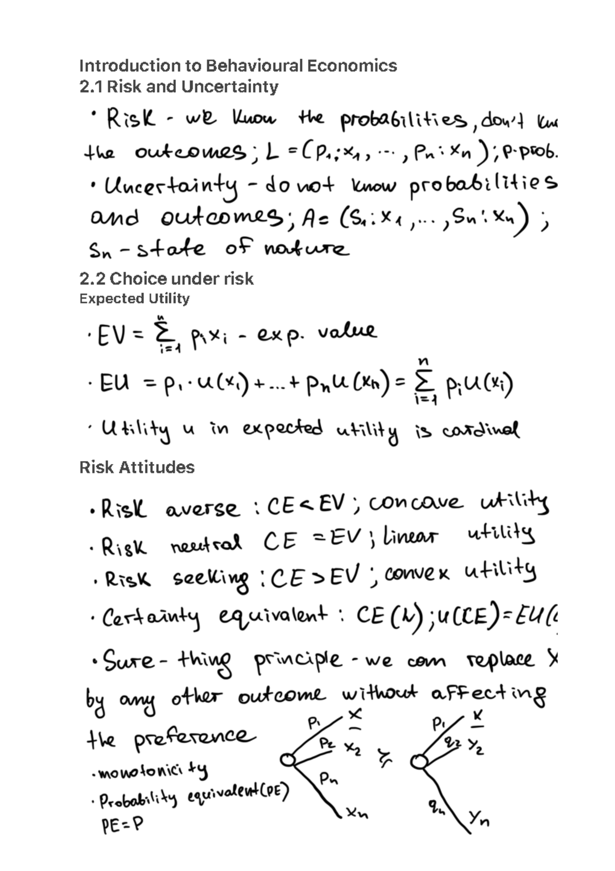 Introduction to Behavioural Economics - Studeersnel