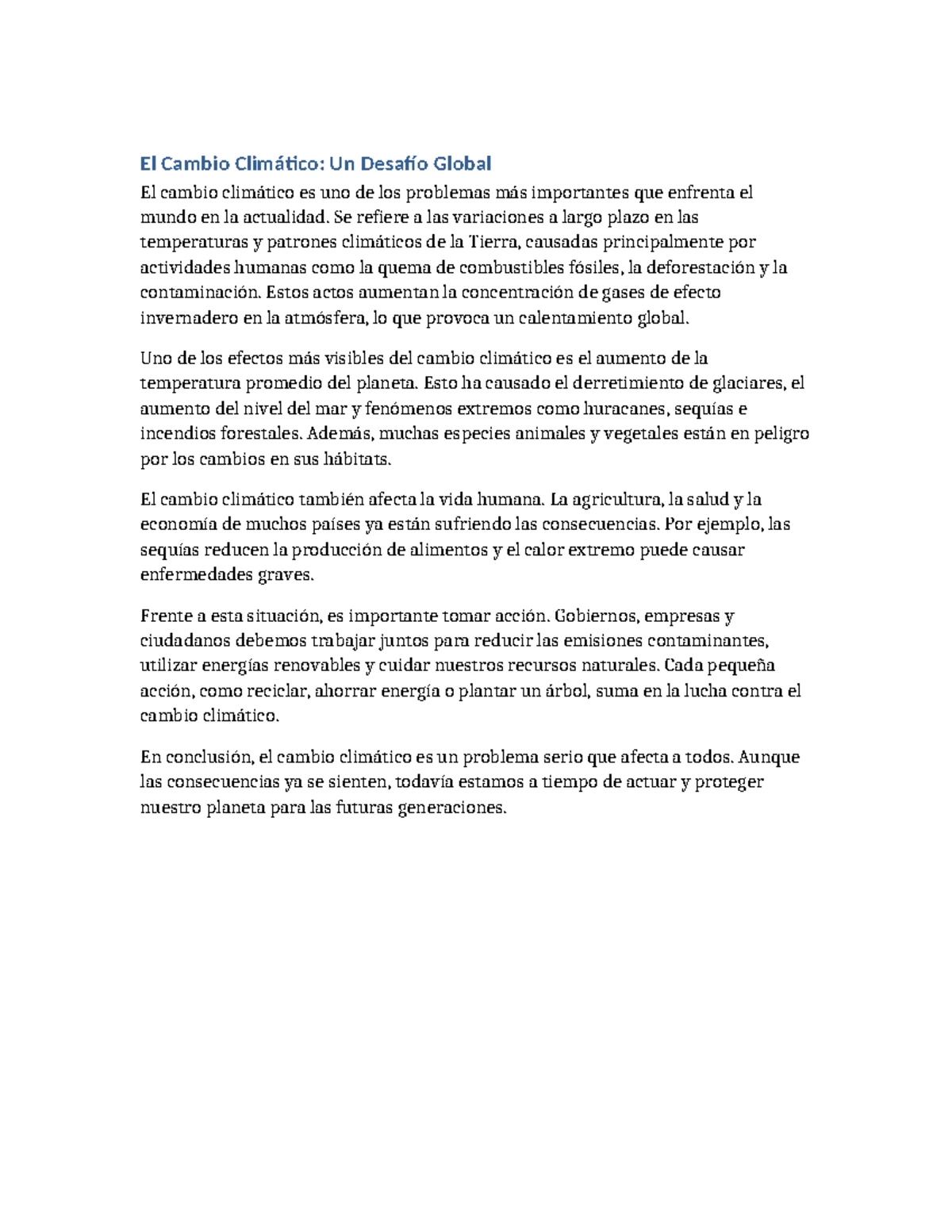 Ensayo sobre el Impacto del COVID-19 en la Sociedad y Economía Global ...