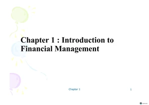 Chapter 1 - Financial Management Concepts and Key Areas (FM 101) - Studocu
