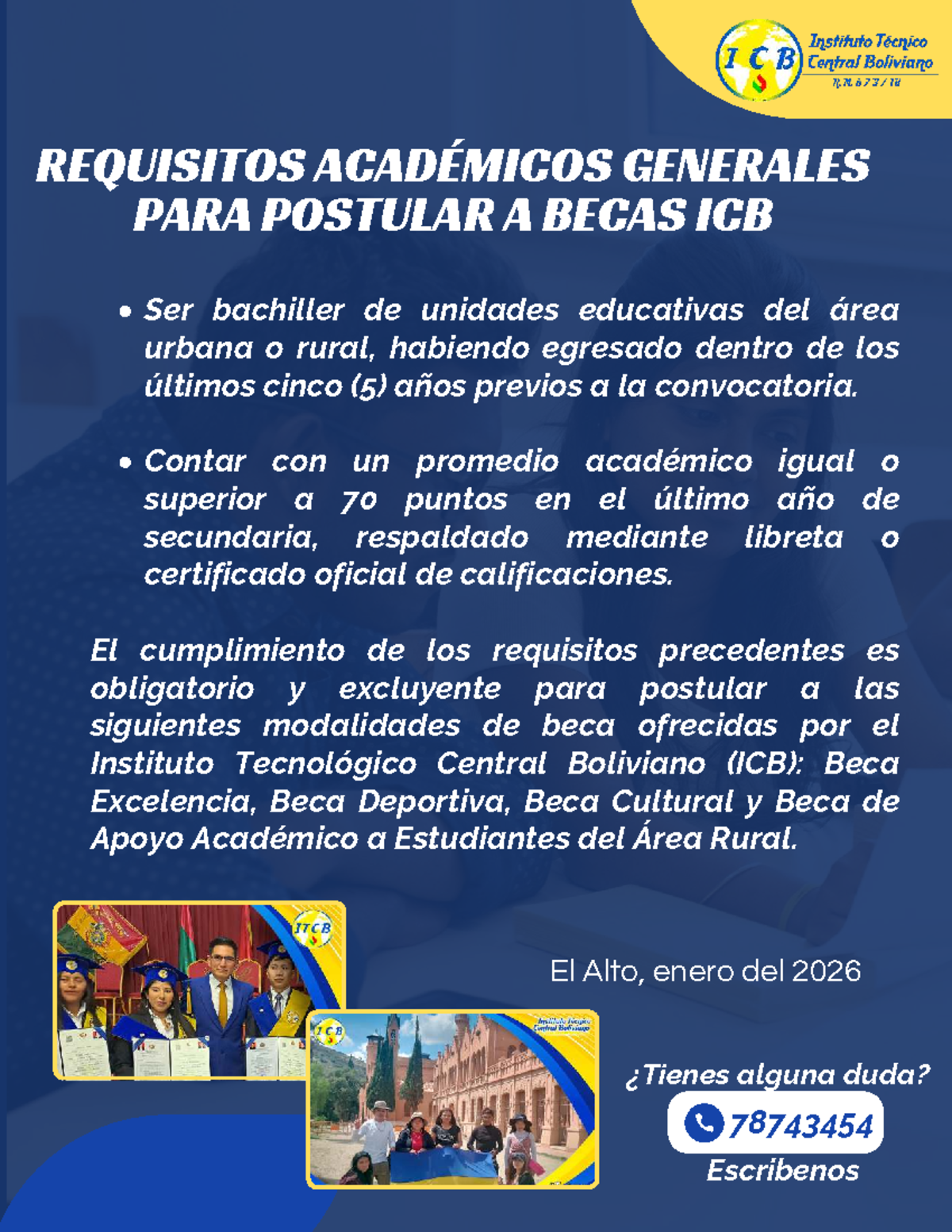 Requisitos para Postular a la Beca Excelencia ICB - Studocu