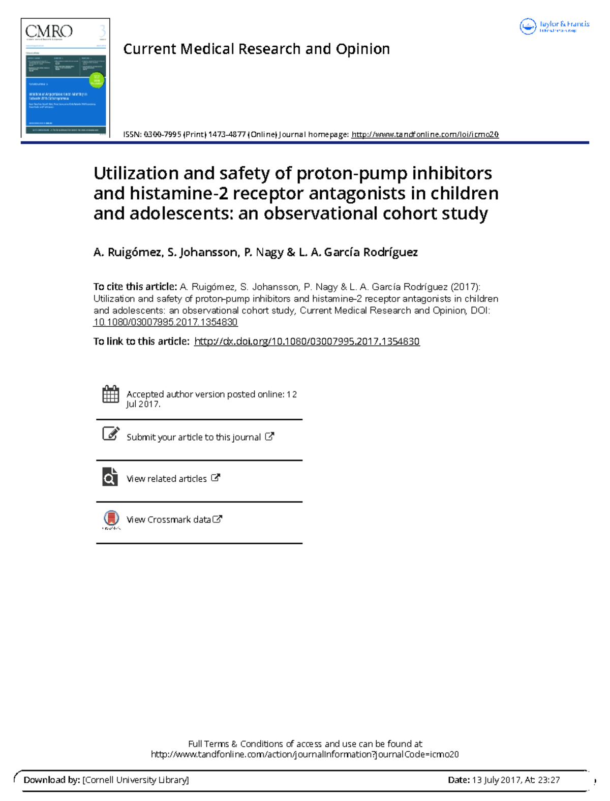 Utilization & Safety of Proton-Pump Inhibitors in Pediatrics: A Study ...