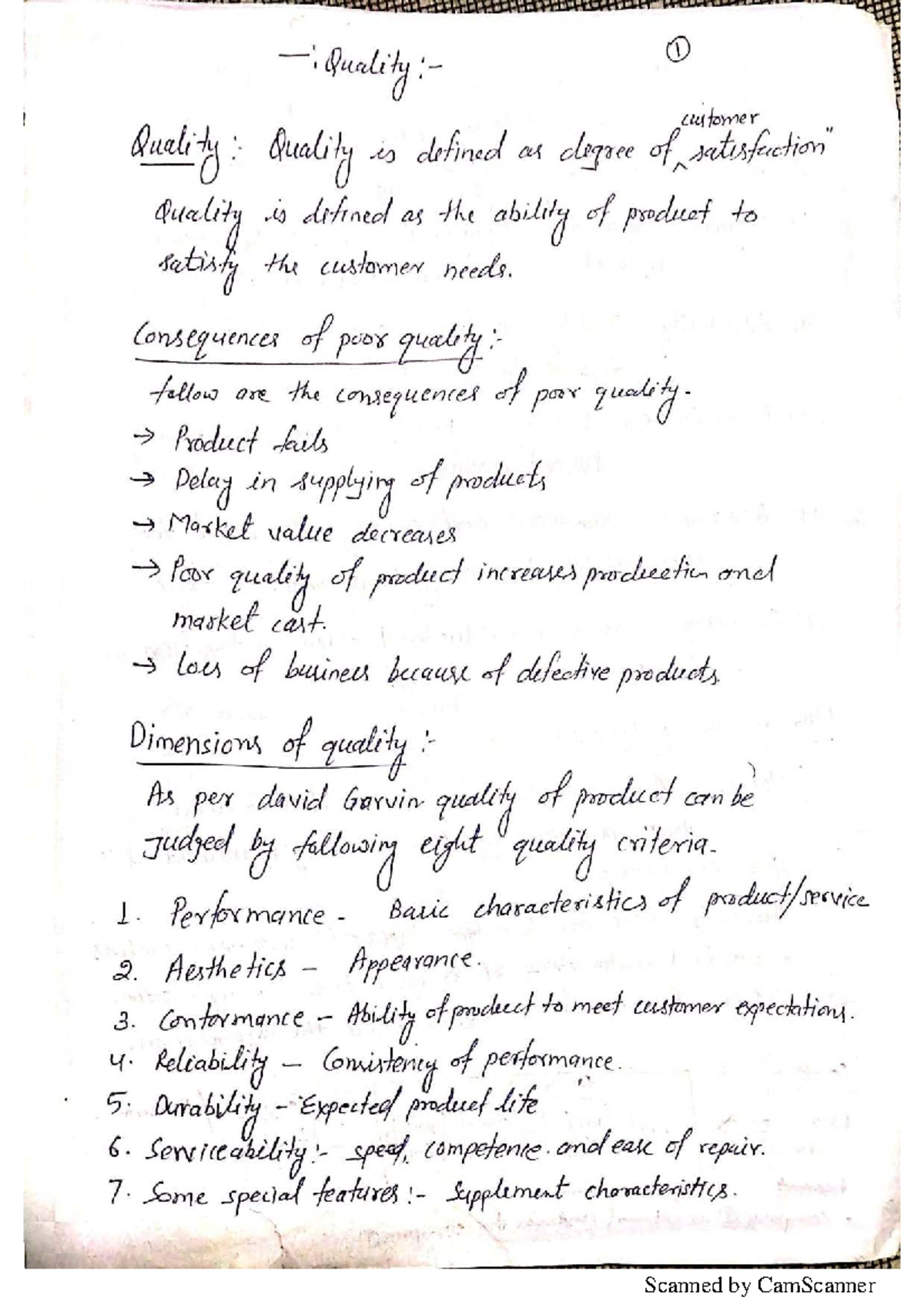 Standard and Quality Notes: Understanding Customer Satisfaction and ...