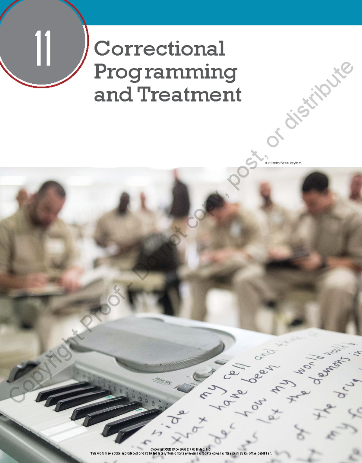 Correctional Programming & Treatment - Lecture Notes 79873 - Studocu