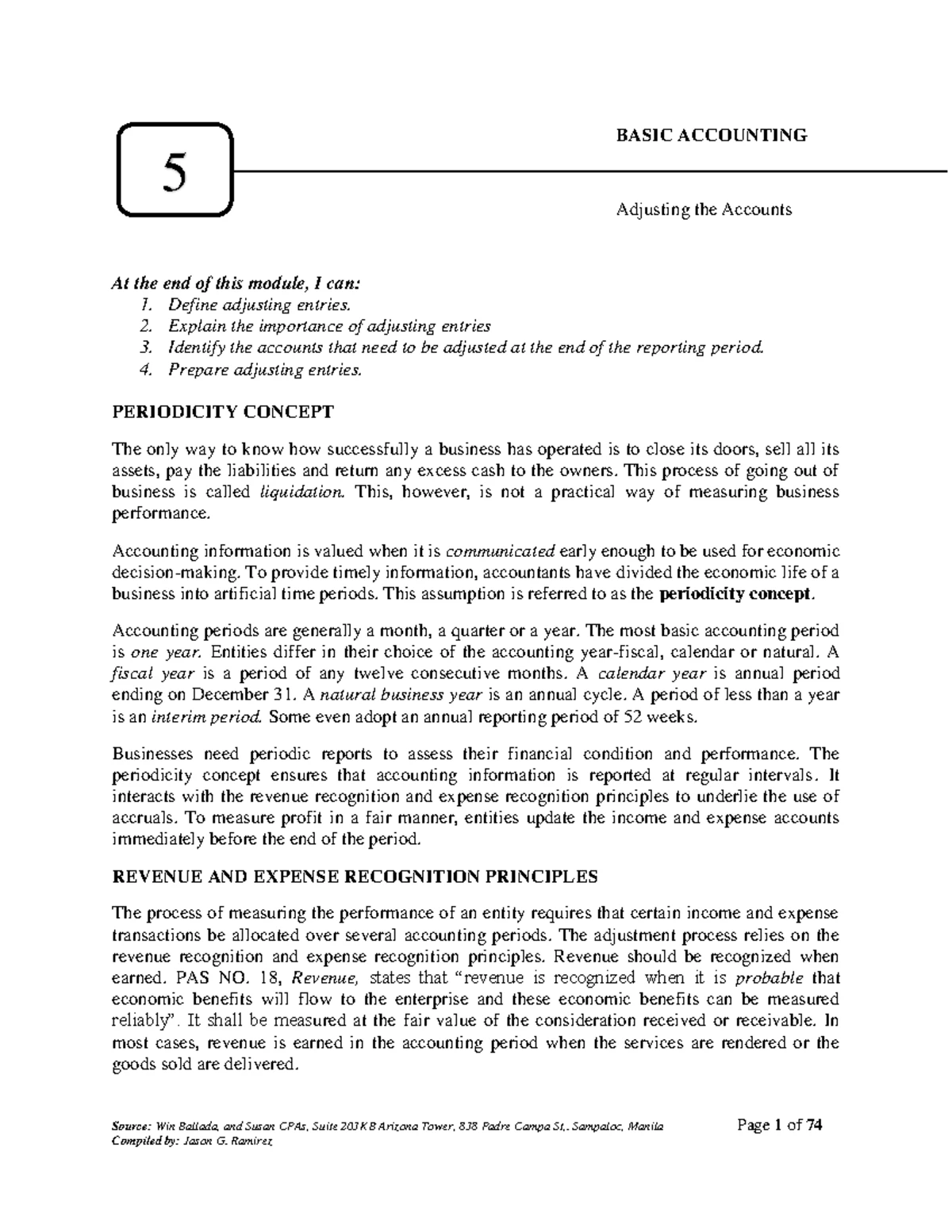Training Materials - Basic Accounting for Accts Receivables Management ...