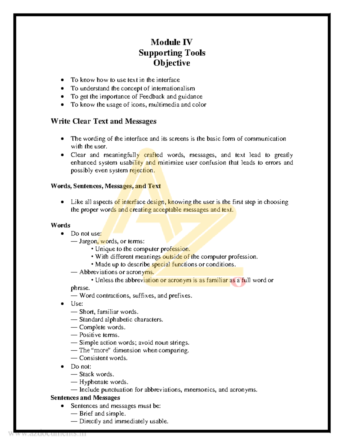 UID Mod4@Az - Module 4 Notes on Interface Communication and Design ...