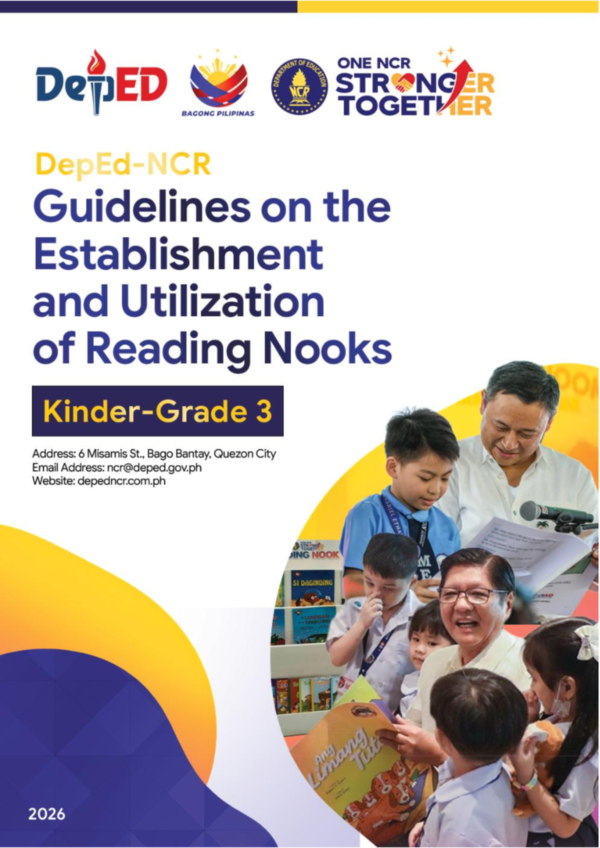 DepEd NCR Guidelines for Establishing Reading Nooks (RTP-06092026 ...