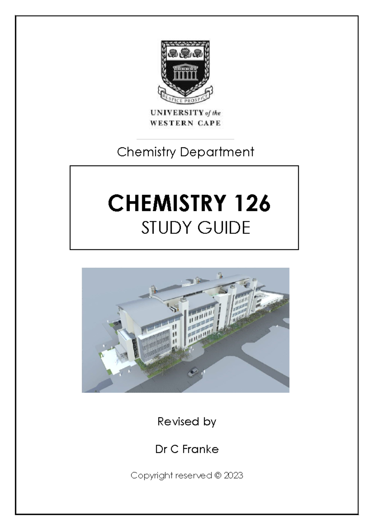 CHM 126 Study Guide 2023: Physical and Organic Chemistry Concepts - Studocu