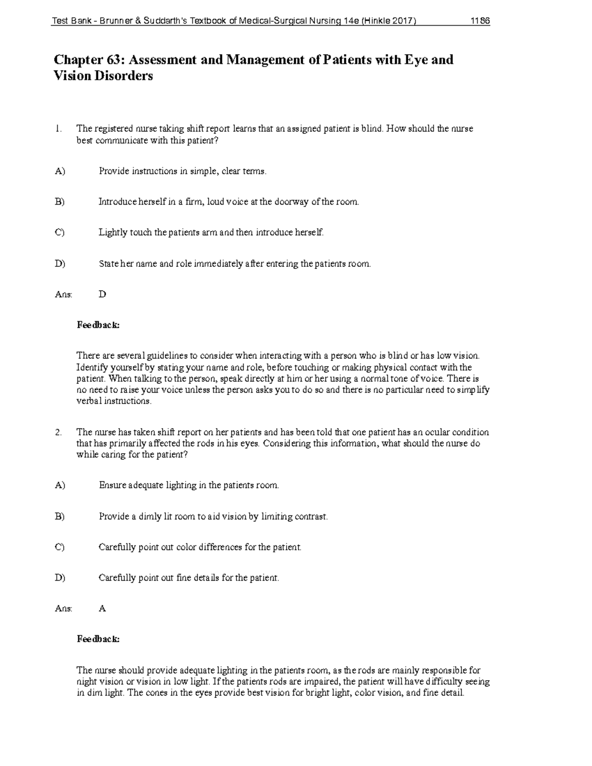 Chapter 63: Assessment & Management of Eye and Vision Disorders (N/A ...