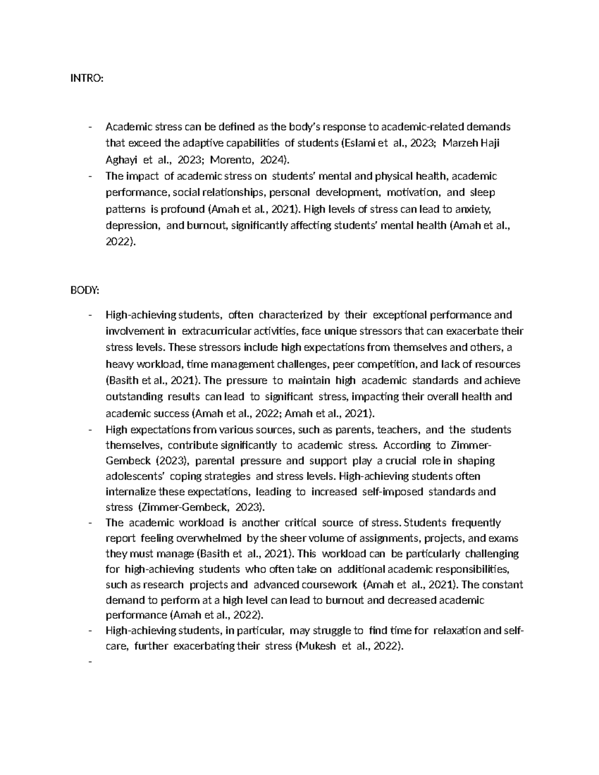 Academic Stress and Its Impact on Student Well-Being - Studocu