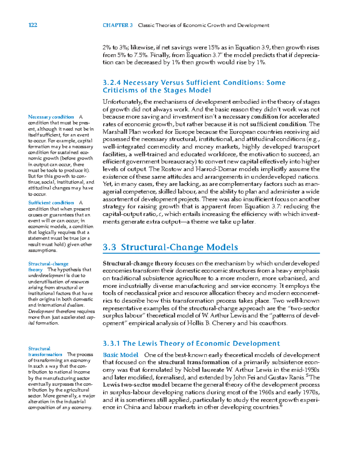 122 CHAPTER 3 Classic Theories of Economic Growth and Development ...